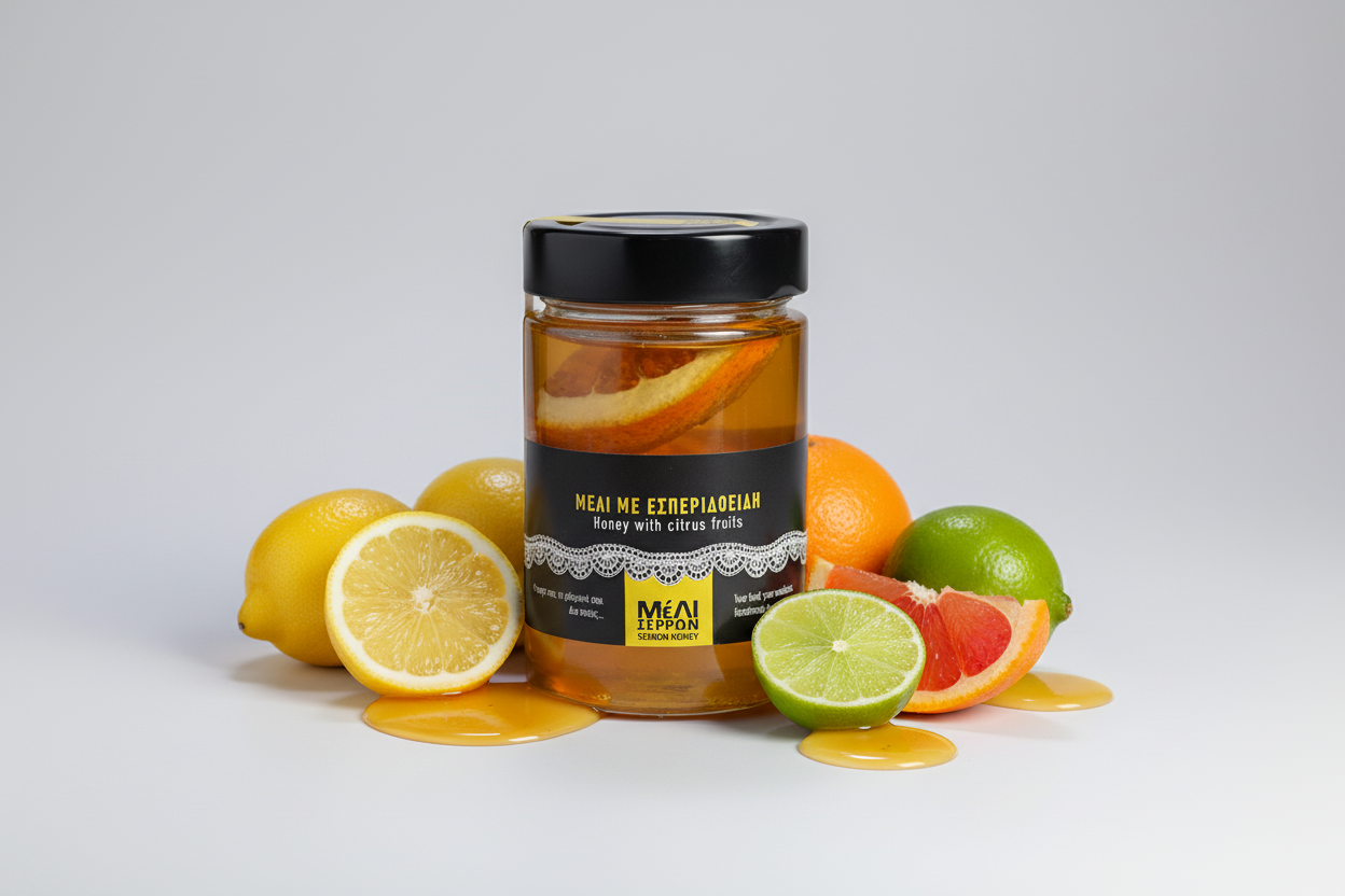 Μέλι με Εσπεριδοειδή ΄΄Μέλι Σερρών΄΄ 250g