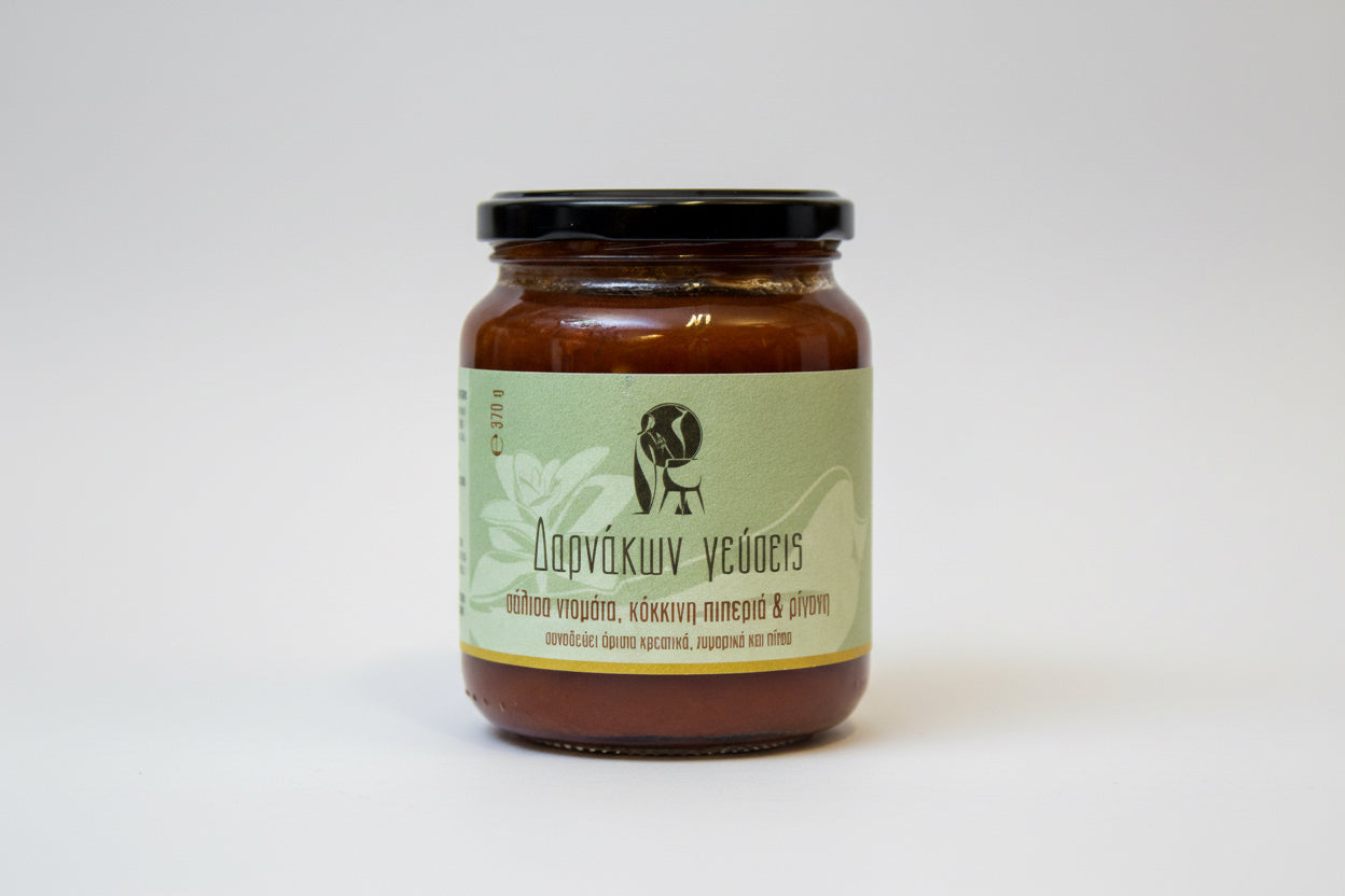 Σάλτσα με Πιπεριά & Ρίγανη 370g | Δαρνάκων Γεύσεις Σερρών-paradosiakopantopoleio.com