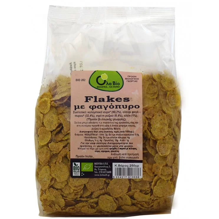 Φαγόπυρο Flakes ''Ola Bio'' 250γρ