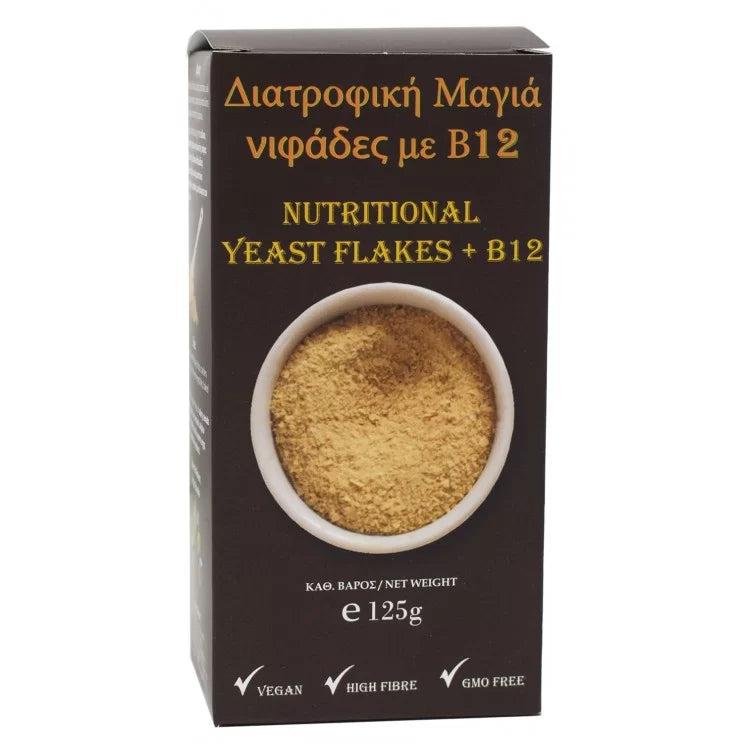 Διατροφική Μαγιά Νιφάδες με Β12 ''Ola Bio'' 125γρ