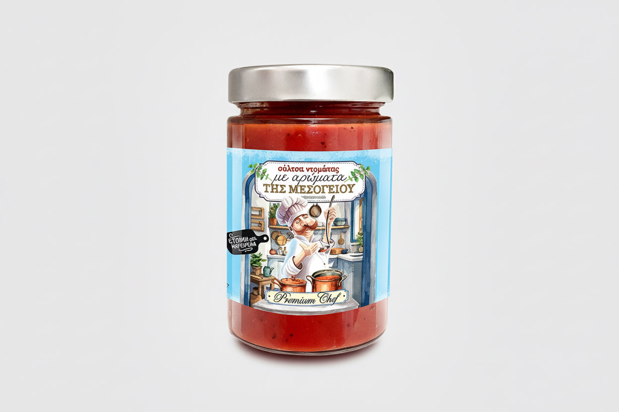 Σάλτσα με Αρώματα Μεσογείου 370g | Premium Chef | Χειροποίητη