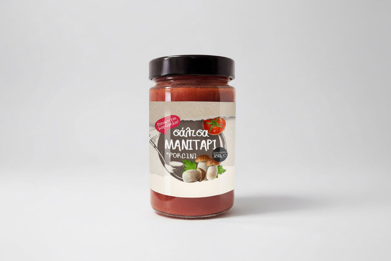 Σάλτσα Ντομάτας με Μανιτάρι Porcini 350g | Γέννα Την Παράδοση-paradosiakopantopoleio.com-serres