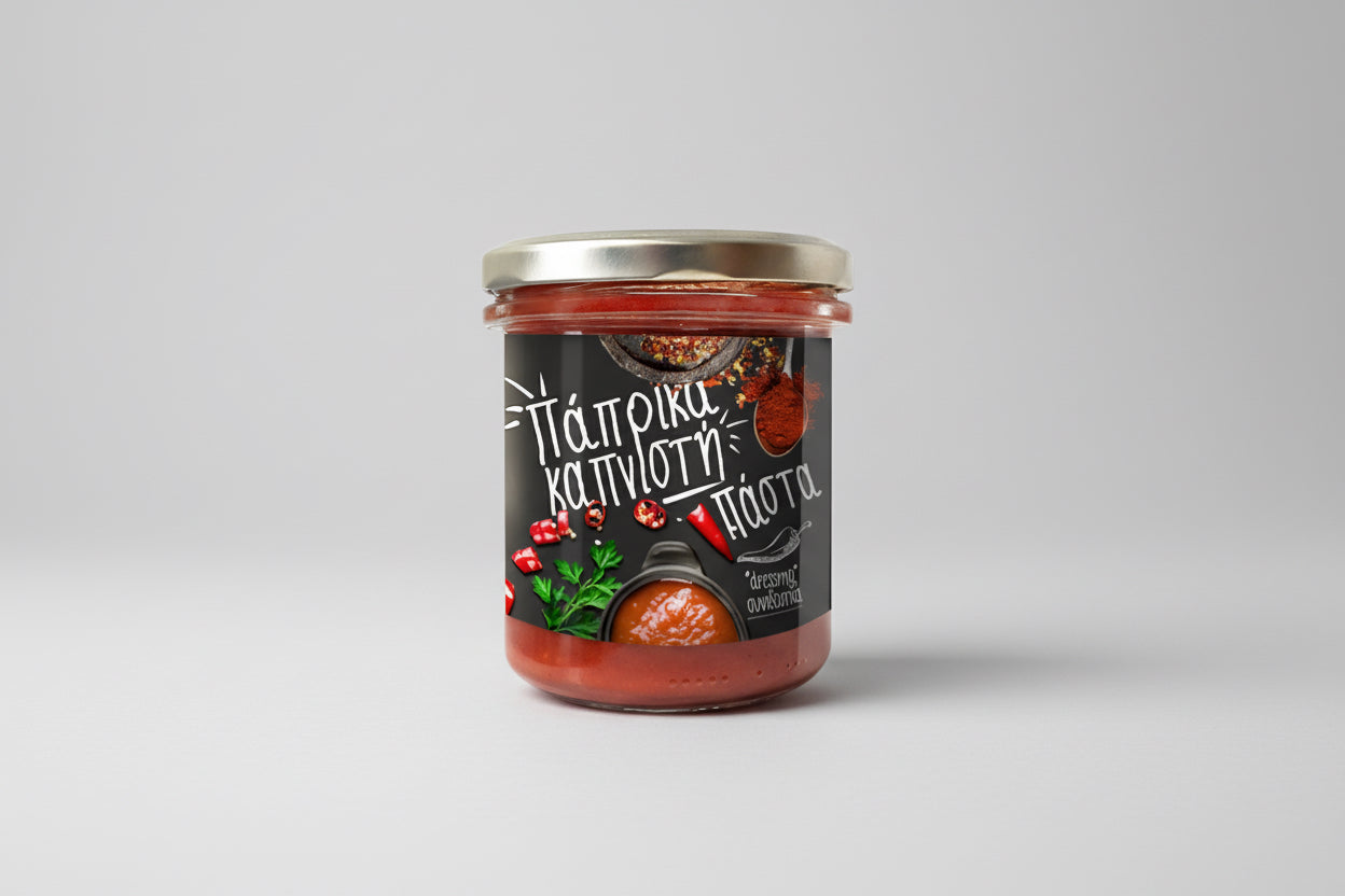 Πάπρικα Καπνιστή 370g | Γέννα Την Παράδοση | Χειροποίητο Άλειμμα-paradosiakopantopoleio.com-serres