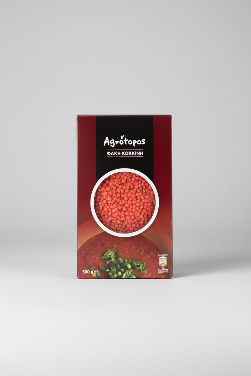 Φακή Κόκκινη 500g | Agrotopos | Γρήγορη & Εύπεπτη
