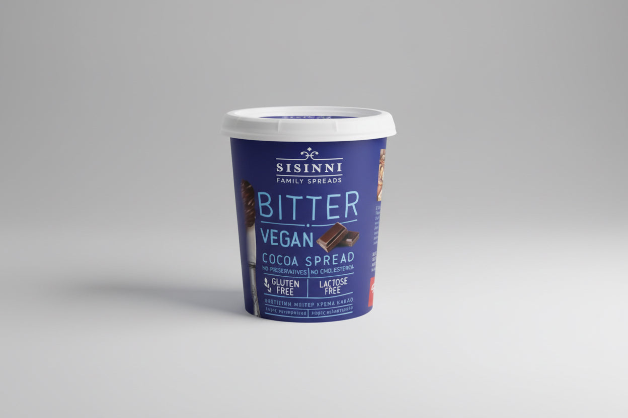 Νηστίσιμη Bitter κρέμα κακάο Sissini - paradosiakopantopoleio.com