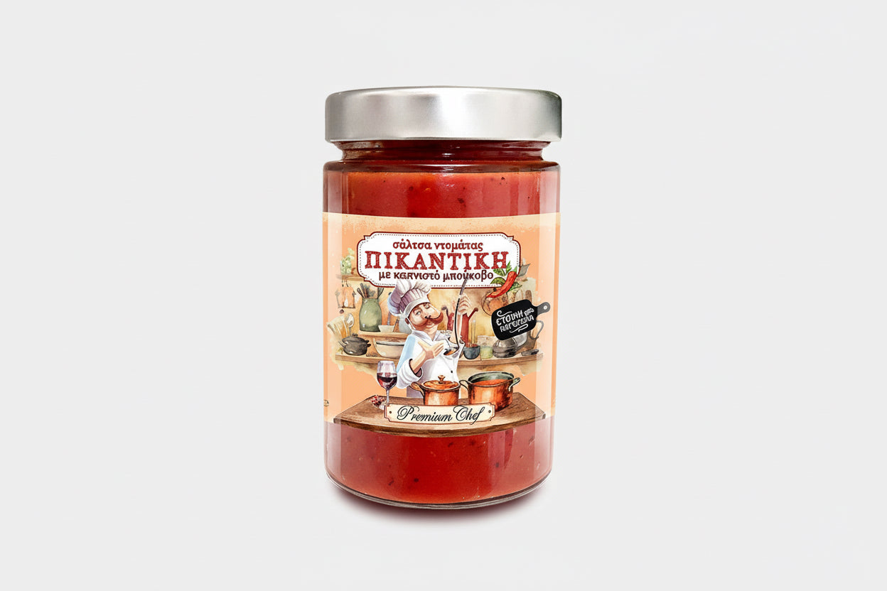 Σάλτσα Πικάντικη με Καπνιστό Μπούκοβο 370g | Premium Chef