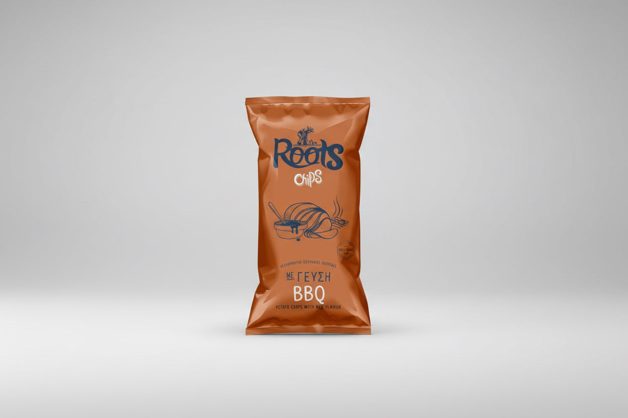 Σερραικά Πατατάκια Roots με γεύση BBQ