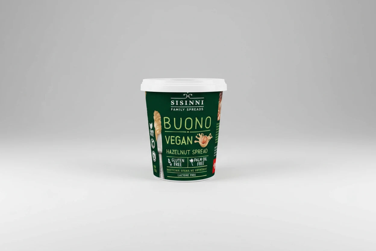 Κρέμα Φουντουκιού Buono νηστήσιμη vegan Sissini - paradosiakopantopoleio.com