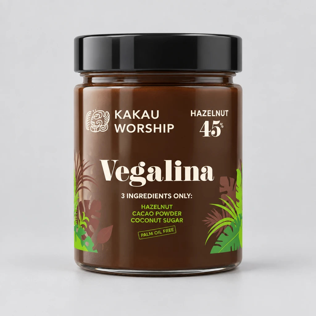 vegalina classic vegan πραλινα 45 % φουντουκι χωρις ζαχαρη βαζο