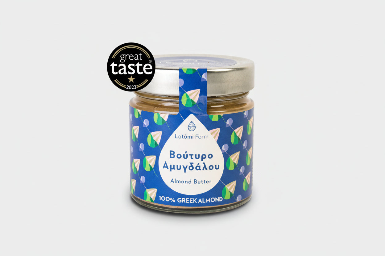 Βούτυρο Αμυγδάλου 210g | 100% Ελληνικό Αμύγδαλο | Latomi Farm