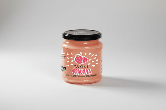 Ταχίνι με γεύση Φράουλα 300g | Κανδύλας | Θρεπτικό Άλειμμα