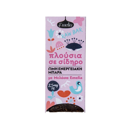 Μπάρα ενέργειας με μέλάσα & κακάο 45γρ-Emelia