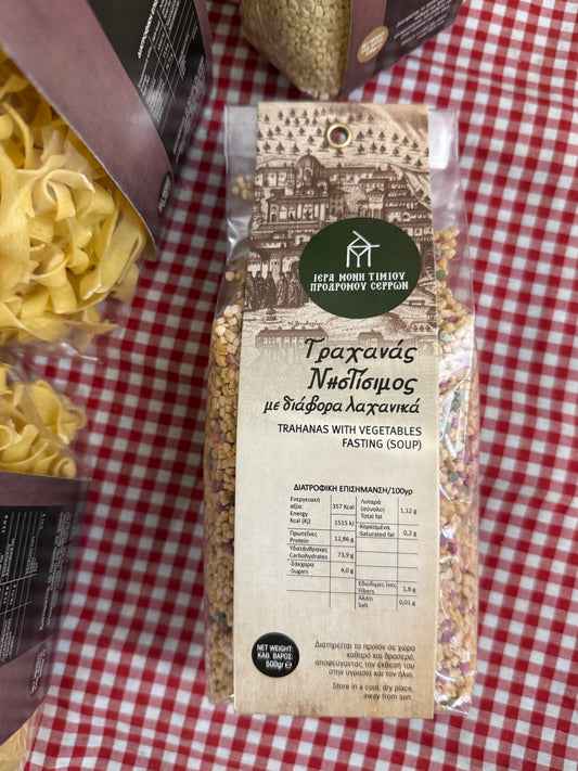 Τραχανάς Νηστίσιμος Με Διάφορα Λαχανικά 500γρ