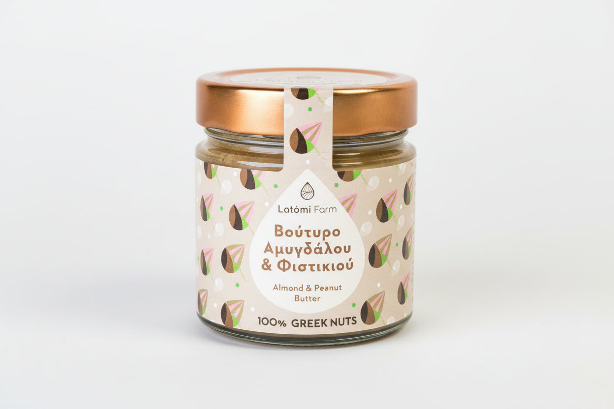 Βούτυρο Αμυγδάλου & Φιστικιού 210g | Latomi Farm 