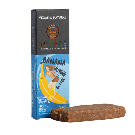 Μπάρα ενέργειας Μπανάνα Αμυγδαλοβουτυρο 60γρ-Nutree