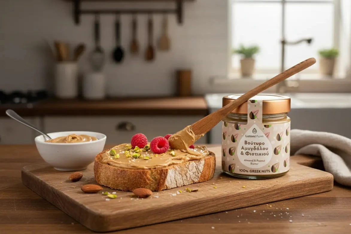 Βούτυρο αμυγδάλου και φιστικιού 