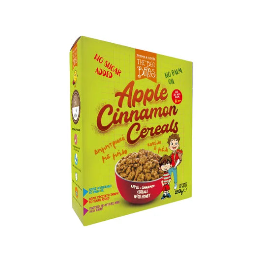 Δημητριακά Μήλο και Κανέλα 250γρ -  The Bee Bros