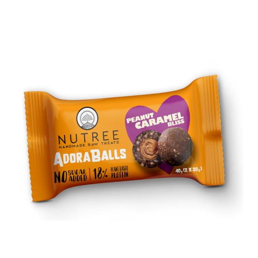 AdoraBalls Protein Balls με Καραμελωμένη Πραλίνα Φιστικιού • Nutree • 2×20γρ
