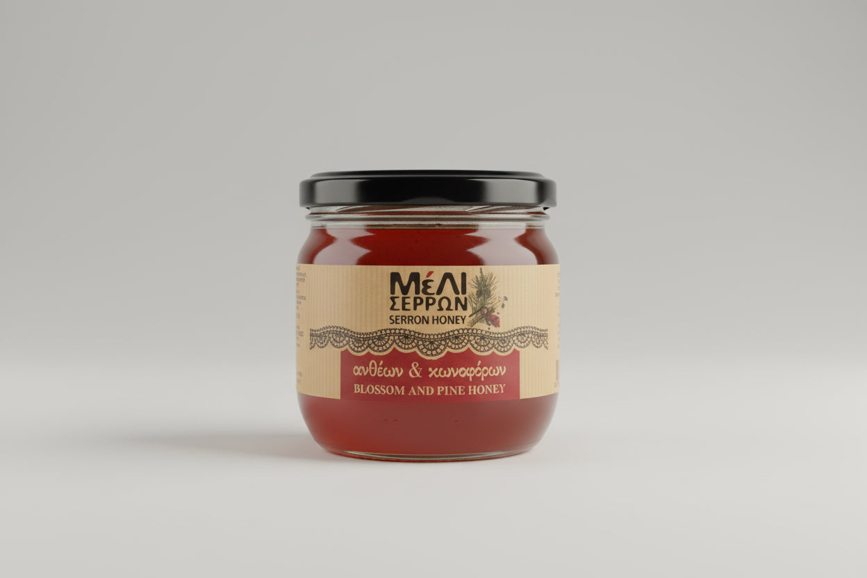 Μέλι Ανθέων & Κωνοφόρων ΄΄Μέλι Σερρών΄΄ 450g
