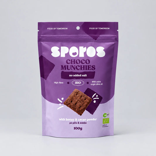 sporos choco munchies θρεπτικα mpiskota vromis me kakao kai meli συσκευασια 85g