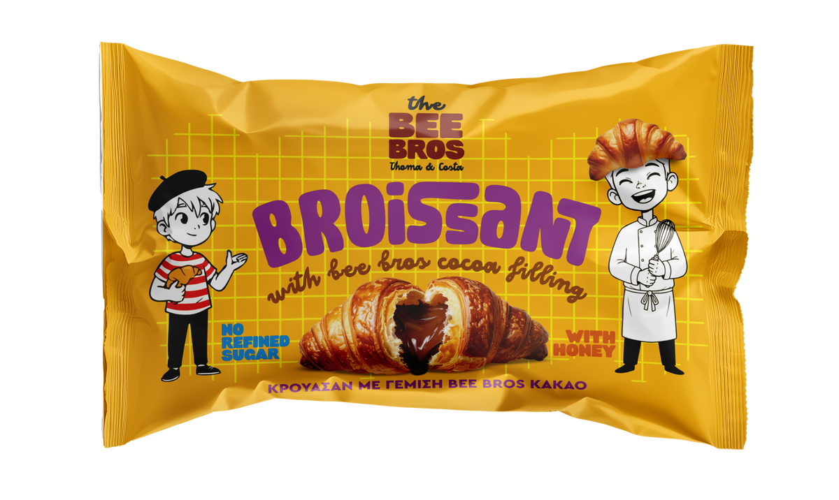 Broissant κρουασάν με γέμιση κακάο | The Bee Bros