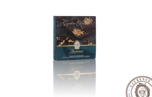 Σοκολάτα Laurence Signature – Υγείας με Αμύγδαλα (Χωρίς Προσθήκη Ζάχαρης) 100g