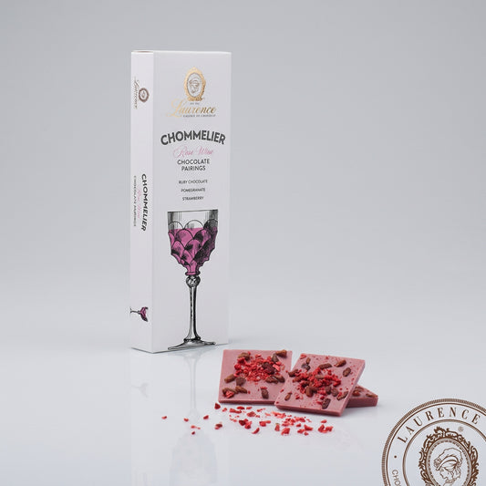 laurence chommelier sokolata ruby me rodi kai fraoula gia rose krasi