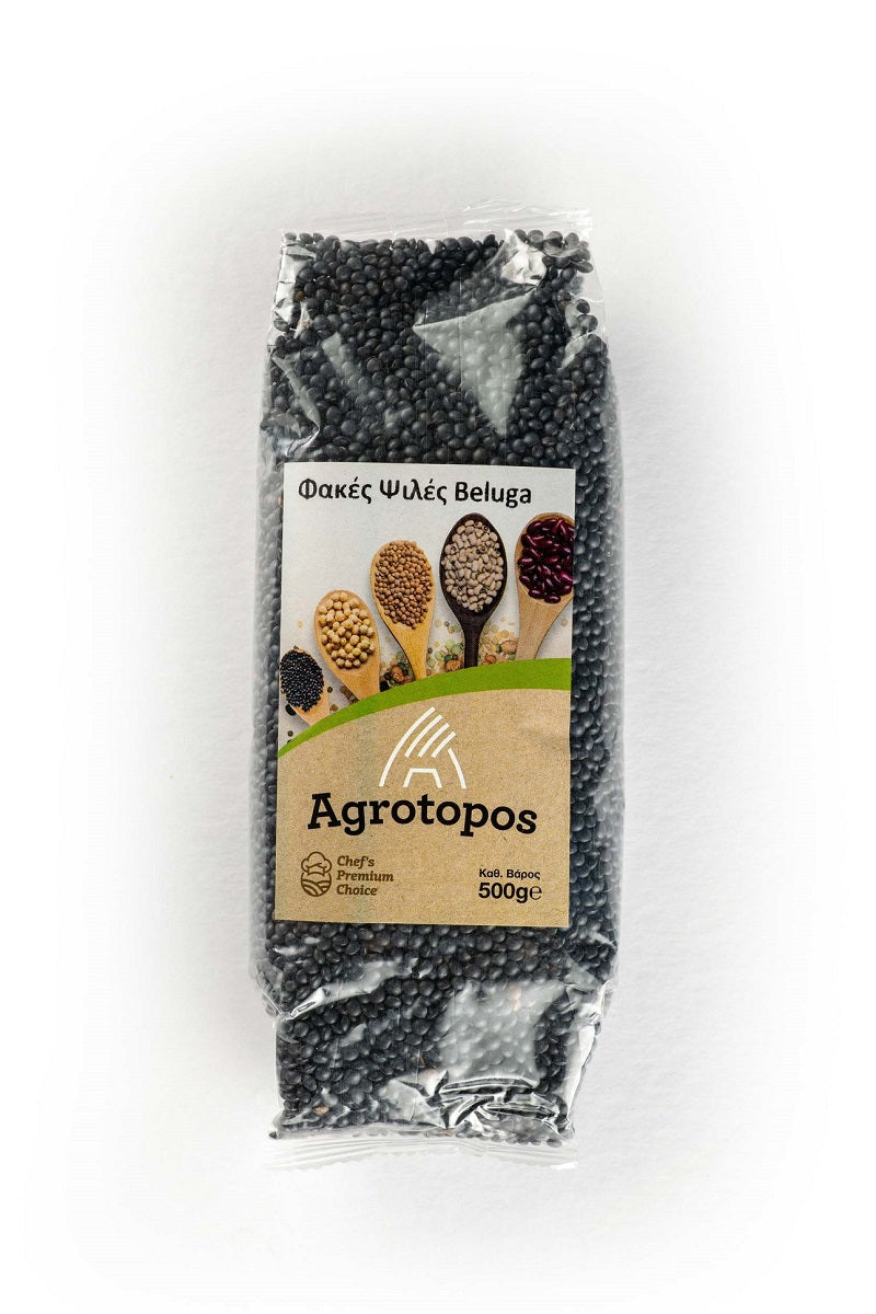 Φακές Μαύρες Beluga ''Agrotopos'' 500γρ