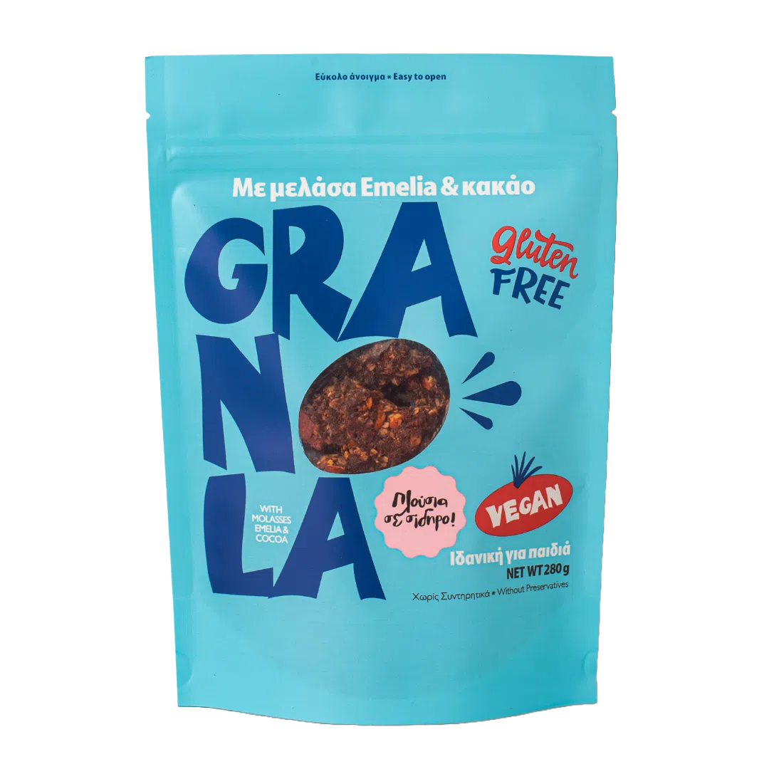 Granola με κακάο & μελάσα Emelia 280gr