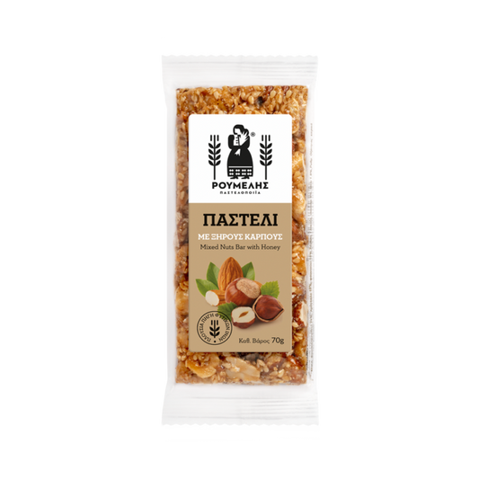 Παστέλι με ξηρούς καρπούς 'Ρούμελης' 70g