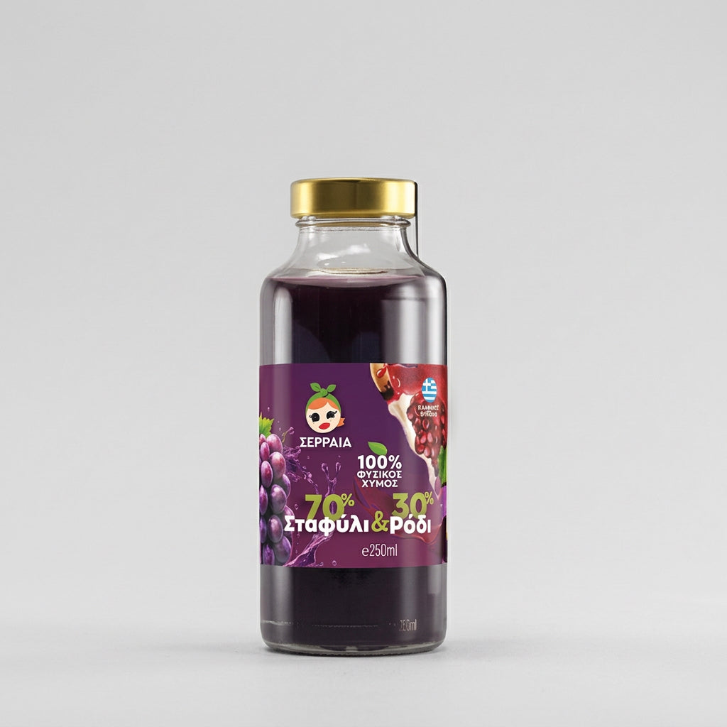 chymos stafyli rodi 100% fysikos ellinikos gyalino mpoukali 250ml