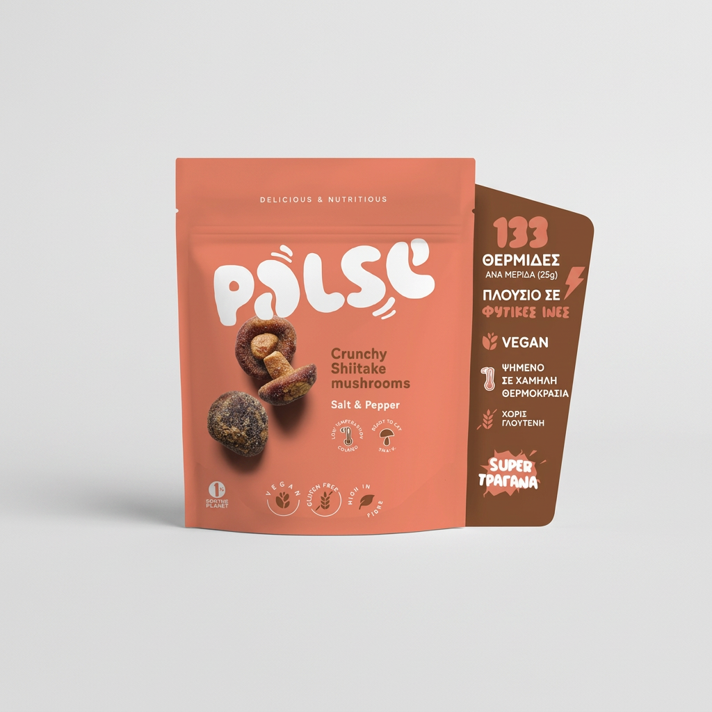tragana manitaria shiitake me alati kai piperi 40g snak