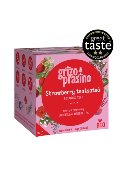 Strawberry tsatsatsá κουτι - grizo & prasino